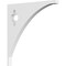 Ekena Millwork Turner Architectural Grade PVC Bracket, 5/8"W X 8"D X 8"H BKTP01X08X08TU - alternate 1